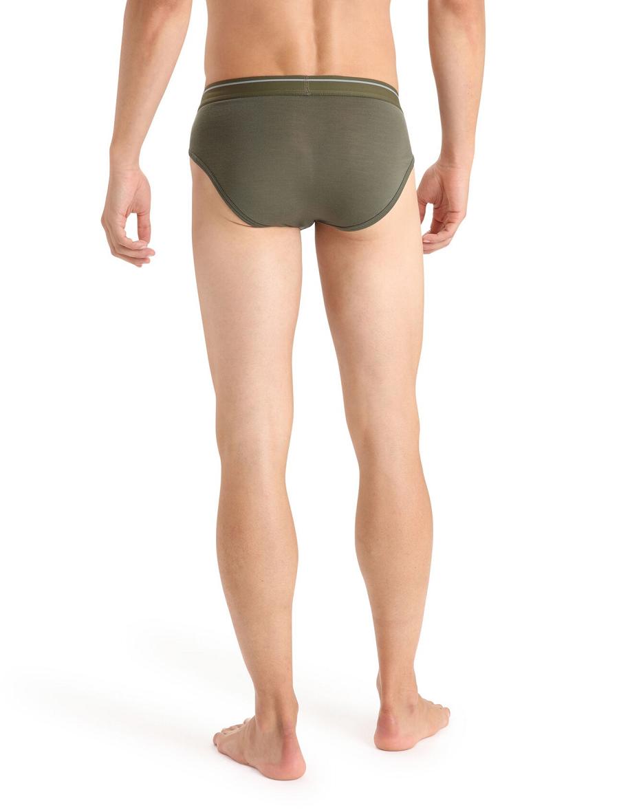 Icebreaker Merino Anatomica Briefs Miesten Alusvaatteet Oliivinvihreä | FI 1297LISH